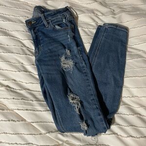 ⭐️SALE⭐️ Old navy super skinny rockstar mid rise jeans in size 2
